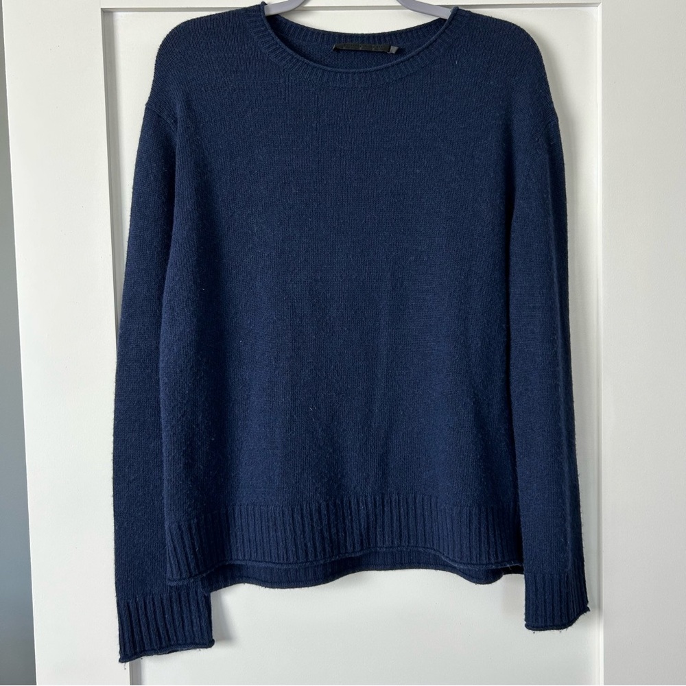 Jenni Kayne Everyday Sweater Navy Blue Size Medium